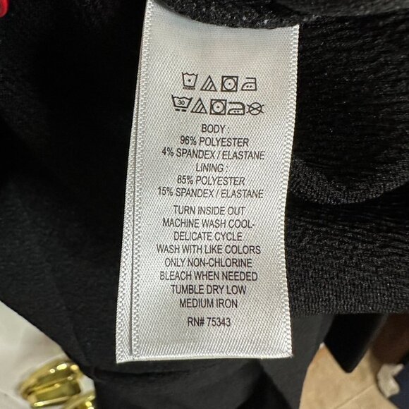 Rachel Zoe Scoop Neck Pull On Cropped Wide Leg Jumpsuit Black Women's Size 4 - Picture 8 of 8